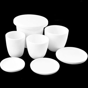 Creuset en céramique d'alumine (Al2O3) et corindon <span class=keywords><strong>AL</strong></span>-RA 5ml 10ml 30ml 50ml pour four à moufle de laboratoire haute température - Product Image 4