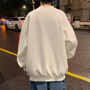 Sweats à capuche pour hommes et femmes Basic Solid Color Loose Warm Thick Blank Custom Blank Hoodie - Product Image 4