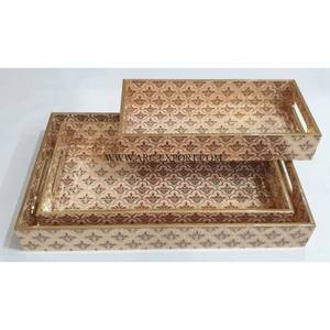 Admirable diseño hecho a mano Mesa moderna bandejas de comida superventas hogar y cocina Decoración de mesa artículos de cocina bandeja de comida - Product Image 5