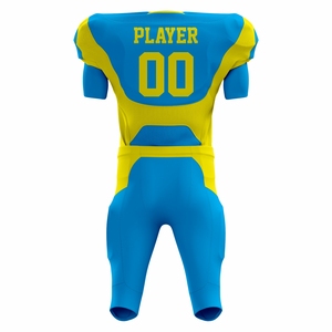 Uniformes de football américain sur mesure pour l'été, respirants, à séchage rapide, grande taille, manches courtes, 100% polyester, design imprimé - Product Image 2