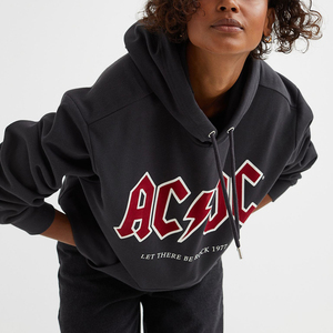 Sudadera Corta Personalizada para Mujer, con Hombros Descubiertos, Manga Larga, para Baile, Top Corto Deportivo para Mujer - Product Image 4