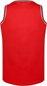 Maillot de basket-ball vierge, maillot de basket-ball athlétique en mesh pour homme, col rond Boston, personnalisable, sans manches, débardeur pour homme, DIY - Product Image 3