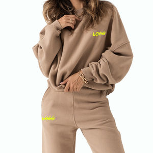 Sudadera con Capucha Personalizada de Fábrica para Mujer, Impresión y Bordado, Sudadera Extra Grande con Logotipo para Mujer, Chándal - Product Image 1