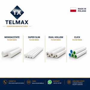 TELMAX CF-001 Filtres à cigarettes en acétate de cellulose de haute qualité, diamètre et longueur personnalisés - Product Image 1