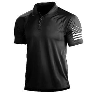 Nouveaux polos respirants au design élégant T-shirt polo en gros imprimé en 3D Chemises polo pour hommes en coton biologique 100% - Product Image 2