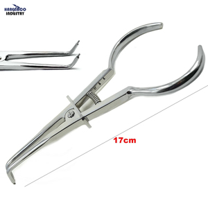 Custom Brand <b>Rubber</b> Dam Stroke Forceps Dental Endodontic <b>Medical</b> Lab Tools Manual Stainless Steel CE & ISO Approved - Product Image 1