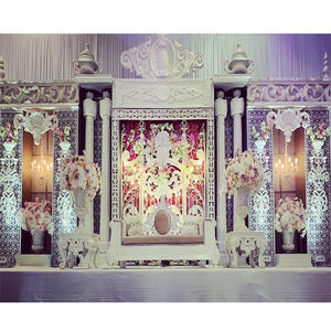 Décoration de scène de mariage royal asiatique, cérémonie moderne à Toronto avec des éléments de réception de Calgary, fibre optique de Londres, exclusivité Australie - Product Image 6