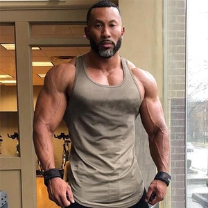 Nouveau séchage rapide décontracté Streetwear Gym débardeur hommes entraînement athlétique entraînement Gym débardeur - Product Image 3