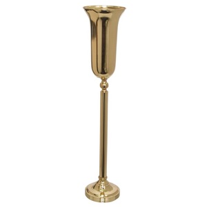 Jarrón Decorativo Plateado para Flores, Centro de Mesa para Bodas, Urna Metálica Decorativa para Flores, Jarrón para Centro de Mesa - Product Image 2