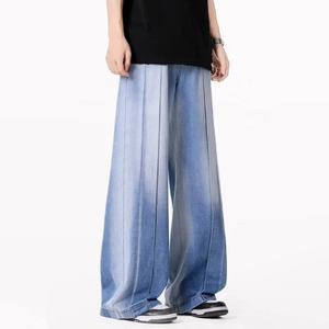 กางเกงยีนส์ผ้ายืดสำหรับผู้ชายออกแบบได้ตามต้องการเสื้อผ้าแนวสตรีทฮิปฮอปสไตล์วินเทจ3D - Product Image 5