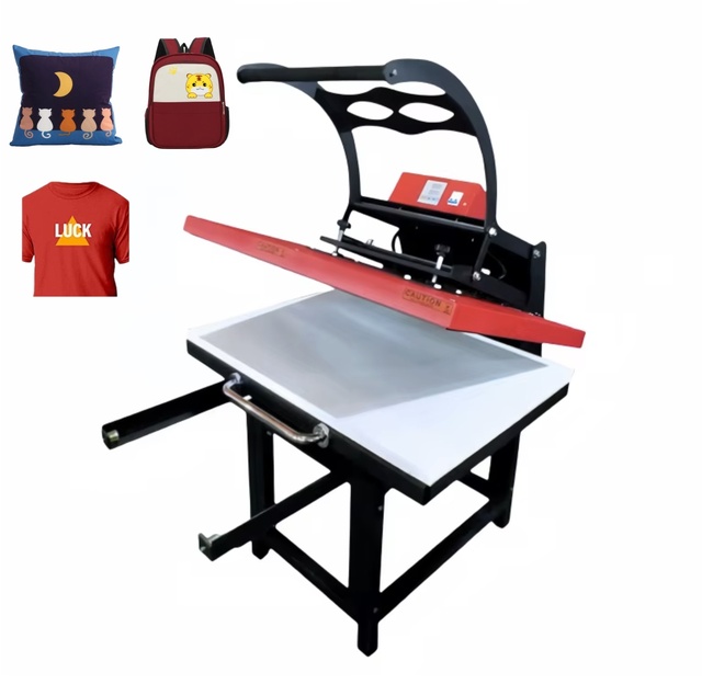 60*80cm. 80*100cm Operate Automatic Large Format Heat Press Machine 220V - Manual T-shirt Sublimation Equipment for Home Use