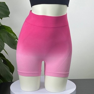 Pantalones cortos deportivos de levantamiento de cadera de melocotón para mujer, cintura alta y ajuste de cintura, adelgazamiento, correr, cadera de secado rápido, - Product Image 6