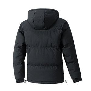 Hooded Solid Color Men's Padding Jackets Customized Design Stylish Fashionable Plus Size Padded Jacket For Men From BD - Product Image 4