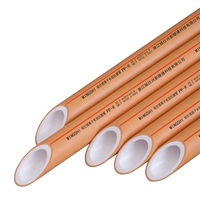 Tuyaux en polypropylène plastique pour plomberie d'eau de 16 à 63 mm pour eau chaude et froide, tuyau d'eau PPR