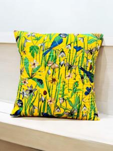 Jaipuri Traditional Screen Printed Quilted Cushion Cover <b>Set</b> 5 Square Luxury Design for Home Hotel Hospital <b>Infusing</b> Timeless - Product Image 4