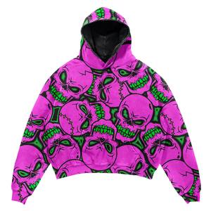 Sudadera con Capucha de Felpa Corta, Corte Regular, Transpirable, con Logotipo Personalizado por Sublimación, 100% Algodón, Impresión Digital de Invierno, Venta al Por Mayor, Alta Calidad - Product Image 5