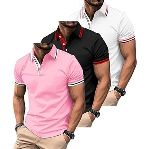 Camisa de Manga Corta para Hombre, Diseño Clásico, Sólida, Transpirable, Ajuste Cómodo, Ropa de Trabajo Informal de Negocios, Logotipo Personalizado Corporativo - Product Image 1