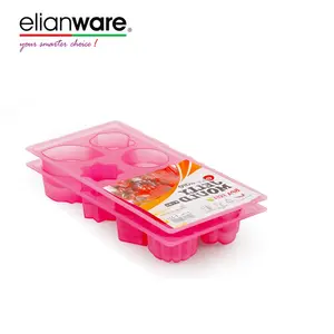 Elianware प्लास्टिक जेली केक ढालना मलेशिया जेली निर्माता, जेली ढालना हलवा निर्माता बर्फ घन ढालना (2 टुकड़े प्रति पैक)