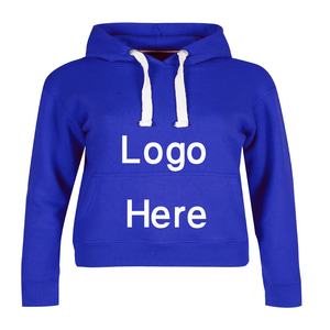 เสื้อกันหนาวมีฮู้ดแขนยาวผ้าฝ้าย100% สำหรับผู้หญิงขนาดพิเศษเสื้อกันหนาวสีทึบด้านหน้าสำหรับฤดูหนาวโดยตรงดีไซน์ตามสั่ง - Product Image 2