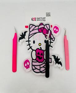 ขนตาปลอมฮาโลวีนพร้อมแม่เหล็กสำหรับต่อขนตาแหนบอะคริลิคเคทตามสั่งแบบยั่งยืน - Product Image 4