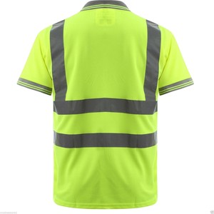 Camiseta Polo Reflectante de Alta Visibilidad para Hombre, Ropa de Trabajo de Seguridad para Verano, Gran Venta - Product Image 3
