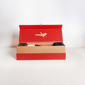 Luxury red wine whiskey single bottle gift <b>boxes</b> custom logo <b>paper</b> packaging <b>boxes</b> - Product Image 4