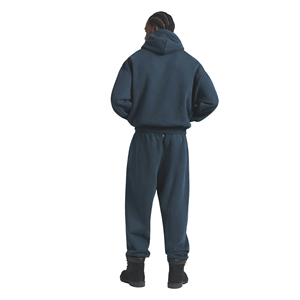 Conjunto de Sudadera con Capucha y Pantalones Deportivos de Algodón Lavado para Hombre, Estilo Casual, Hombros Caídos, Felpa Gruesa, Alta Calidad, Invierno - Product Image 4