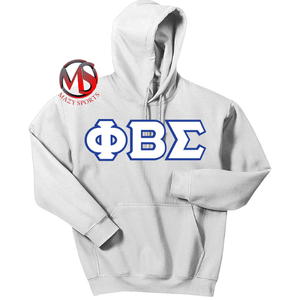 Vente en gros Fraternité fond épais Phi Beta Sigma pull à capuche brodé contraste côtes manchette coton Polyester hommes Streetwear - Product Image 5