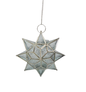 Décoration suspendue ensemble de 3 fer suspendu étoile feuille d'or tenture murale pour la décoration de noël à la main personnalisé - Product Image 4