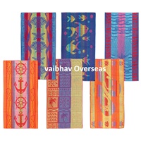 Avior Venta caliente 100% algodón Jacquard Terry Toallas de playa de secado rápido 70x140cm Hecho en India Venta al por mayor Precios de fábrica baratos
