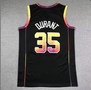 Camiseta personalizada de baloncesto de EE. UU. para hombres, equipo juvenil, uniforme de baloncesto, diseño Retro, bordado, cosido, camiseta de baloncesto Reversible - Product Image 3