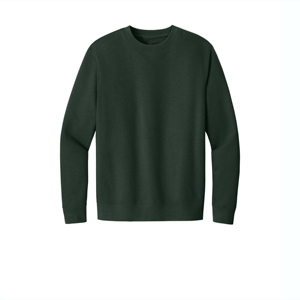 Sudadera polar cuello redondo carbón-100% algodón bordado transpirable y cálido ropa informal de invierno - Product Image 1