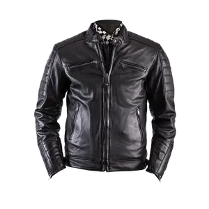 男性のためのベストセラーの革製冬用バイク高品質ジャケットオートバイレーシングジャケット
