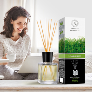 Diffuseur de parfum Aromatika à la citronnelle 500 ml avec huile essentielle naturelle, parfum d'ambiance longue durée et énergisant - Product Image 5