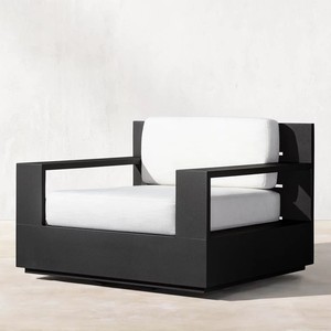 Conjunto de Sofás Seccionales Modernos para Jardín y Patio, Sofá de Aluminio para Exteriores Resistente a la Intemperie, Muebles de Lujo para Resort, Villa y Hotel - Product Image 3