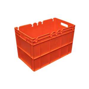 Caisse de rangement empilable pour le commerce de détail KE 5333, caisse logistique solide pour les achats en ligne, caisse de rangement en plastique pour le commerce de détail - Product Image 1