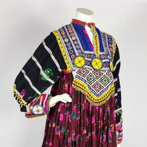 Premium Quality Traditional Bridal Wedding Afghani <b>Dress</b> OEM Service Afghani Vintage <b>2</b> <b>Piece</b> Long Frock & Trousers Sets - Product Image 1