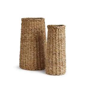 Nouveau vase à fleurs décoratif design en fer et rotin pour la décoration de la maison et du jardin au design moderne - Product Image 4