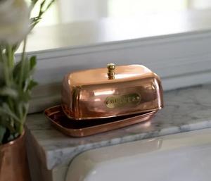Mirror Finish Metal Butter Dish With Lid Ideal For Picnics <b>Camping</b> Travel And Outdoor Dining Use - Product Image 5