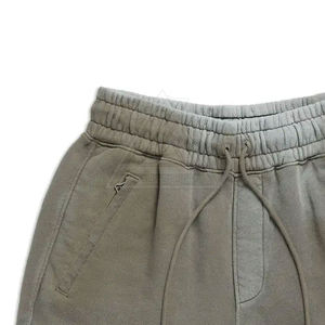 Pantalones cortos para correr de lana de felpa francesa con cordón personalizado para hombre, patrón camuflado ácido, tela suave, ropa informal, talla XS - Product Image 4