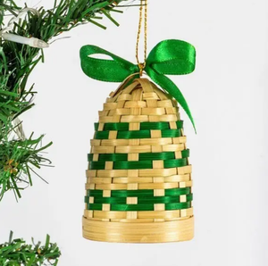 La mejor opción para la decoración festiva de vacaciones Las hermosas campanas colgantes de bambú originales hacen que esta Navidad sea especial - Product Image 1