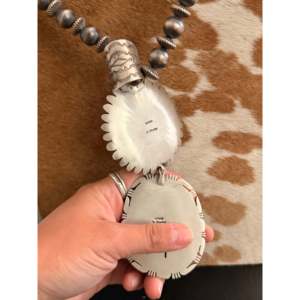 Pendentif Freddy Charley en turquoise de la montagne Sonoran et argent sterling avec sertissage clos, cadeau - Product Image 5