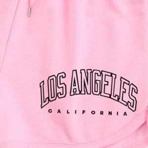 Short de gymnastique en coton respirant grande taille pour femmes taille élastique Fitness & Yoga Style décontracté avec sac personnalisable en gros - Product Image 5