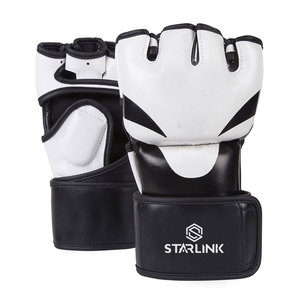 Guantes de boxeo profesionales hechos a medida para entrenamiento de MMA, guantes de combate de cuero PU para venta en línea. - Product Image 1