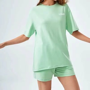 2024 ropa deportiva transpirable superventas chándal de verano para hombre conjunto de Fitness Conjunto de camiseta y pantalones cortos de alta calidad - Product Image 3