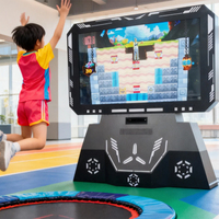 Équipement de jeux intérieur commercial pour enfants : Trampoline à détection de mouvement personnalisable pour la vente en gros par le fabricant