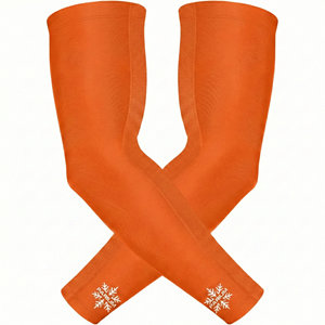 Protector de brazo deportivo táctico sin costuras, transpirable, con protección solar, para ciclismo, correr, gimnasio, con logo personalizado, marca, venta al por mayor, manga para brazo. - Product Image 4