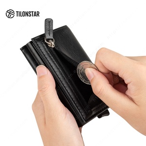 Portefeuille <span class=keywords><strong>de</strong></span> poche en aluminium, porte-cartes d'identité, blocage Rfid, portefeuille en cuir Pop up, étui pour cartes <span class=keywords><strong>de</strong></span> crédit, <span class=keywords><strong>protecteur</strong></span> - Product Image 3