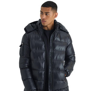 2025 Custom Wholesale Fashion High Quality Street Wear Puffer Jackets Heavyweight Comfortable High Street <b>Men's</b> Puffer Jackets - Product Image 3