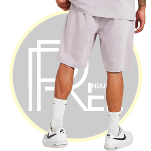 เซตเสื้อยืด & กางเกงขาสั้นลาเวนเดอร์สำหรับผู้ชายชุดออกกำลังกายลำลองและอินเทรนด์สำหรับฤดูร้อน - Product Image 4